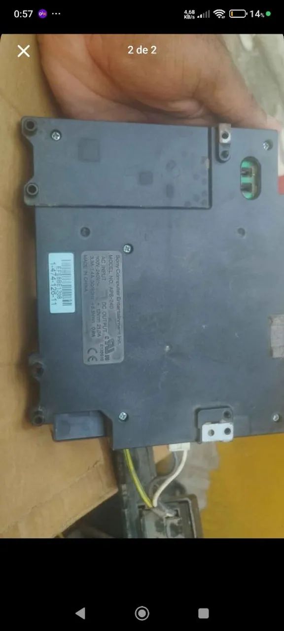 Fonte de Alimentação PS3 Fat Funcionando Perfeitamente interessados ZAP ou Chat - Foto 2