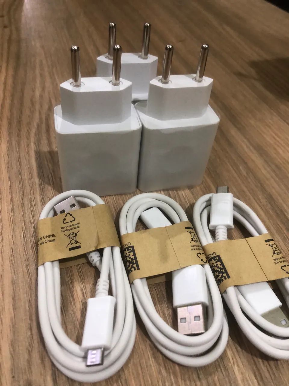 Kit carregador turbo charge 4.0 +cabo micro usb