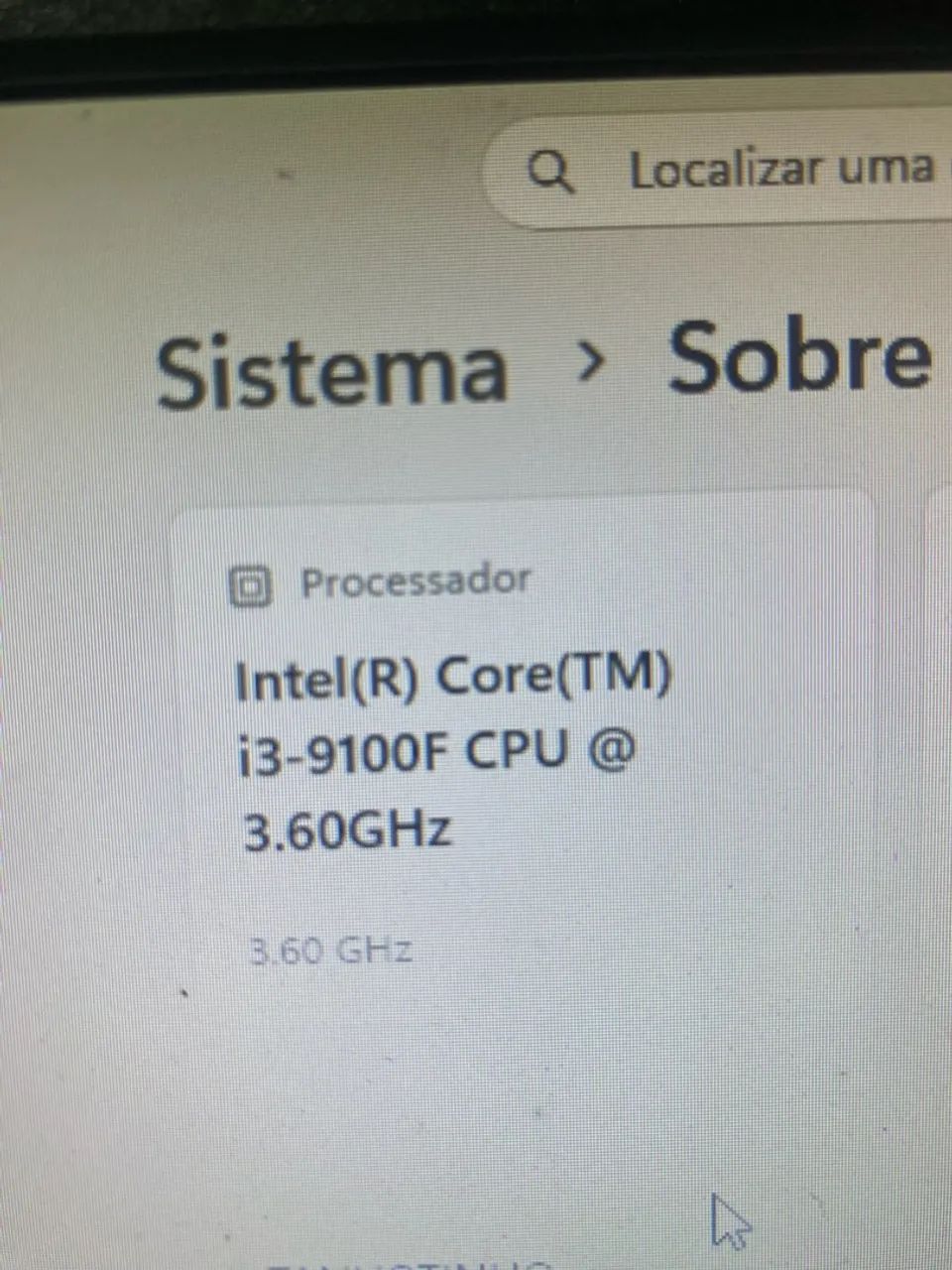Processador Intel Core i3-9100F 9ª Geração 3.6GHz - Funcionando Perfeitamente