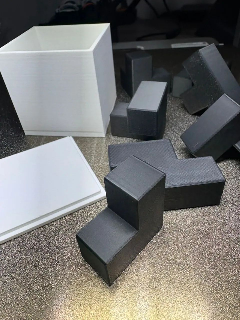 Quebra cabeça cubo com caixa - Foto 3