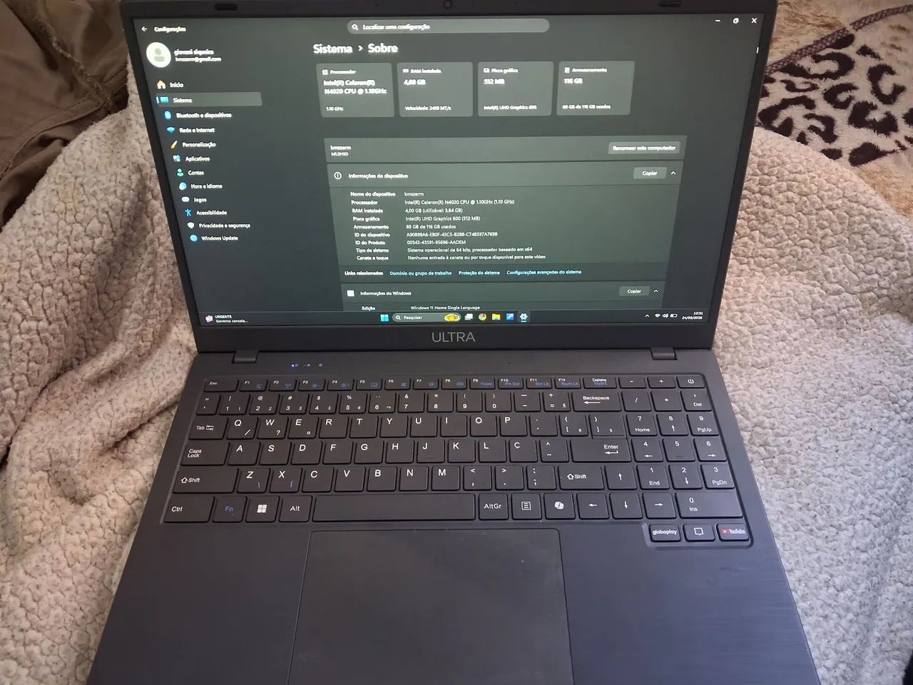 Notebook moderno Windows 11 para estudo/trabalho - Foto 3