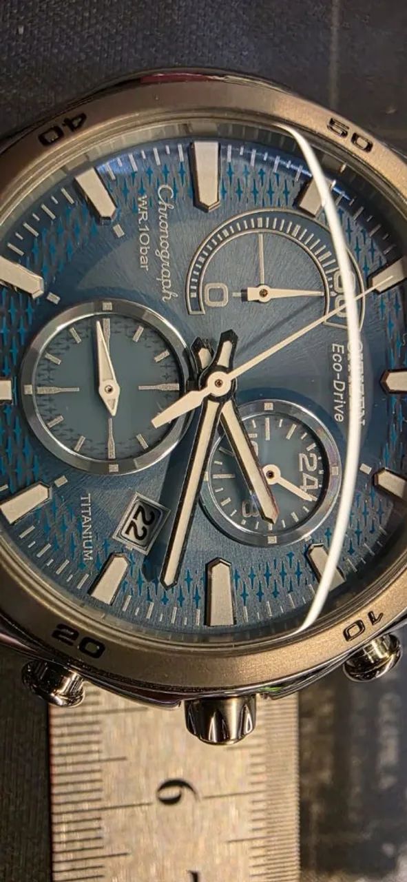 Citizen eco drive titânio  - Foto 4