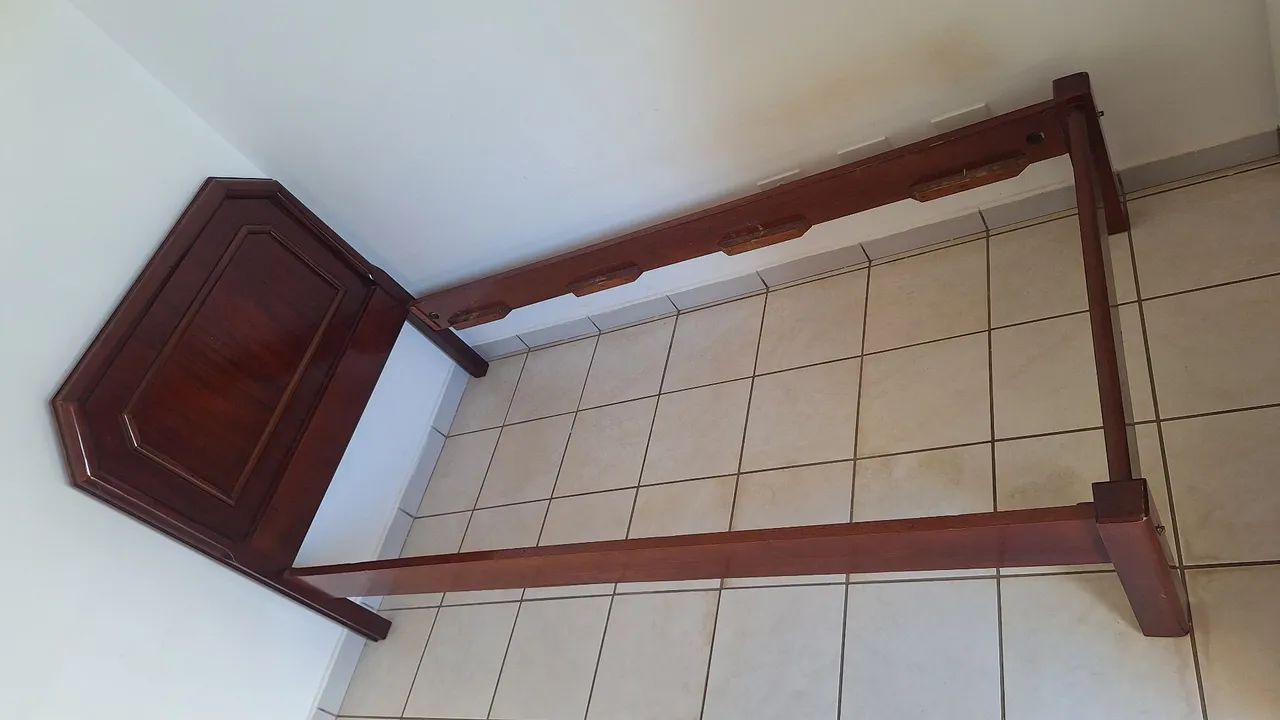 CAMA SOLTEIRO COMPLETA MADEIRA MACIÇA  - Foto 2