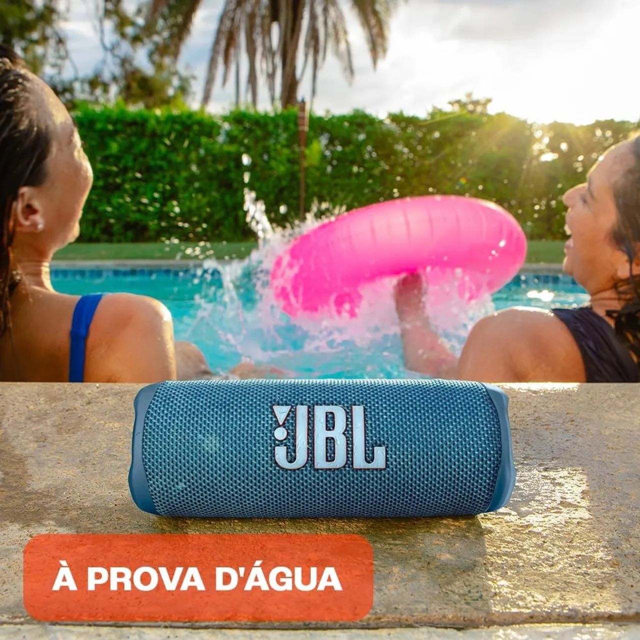 JBL, Caixa de Som Bluetooth, Flip 6 - Azul - Foto 5