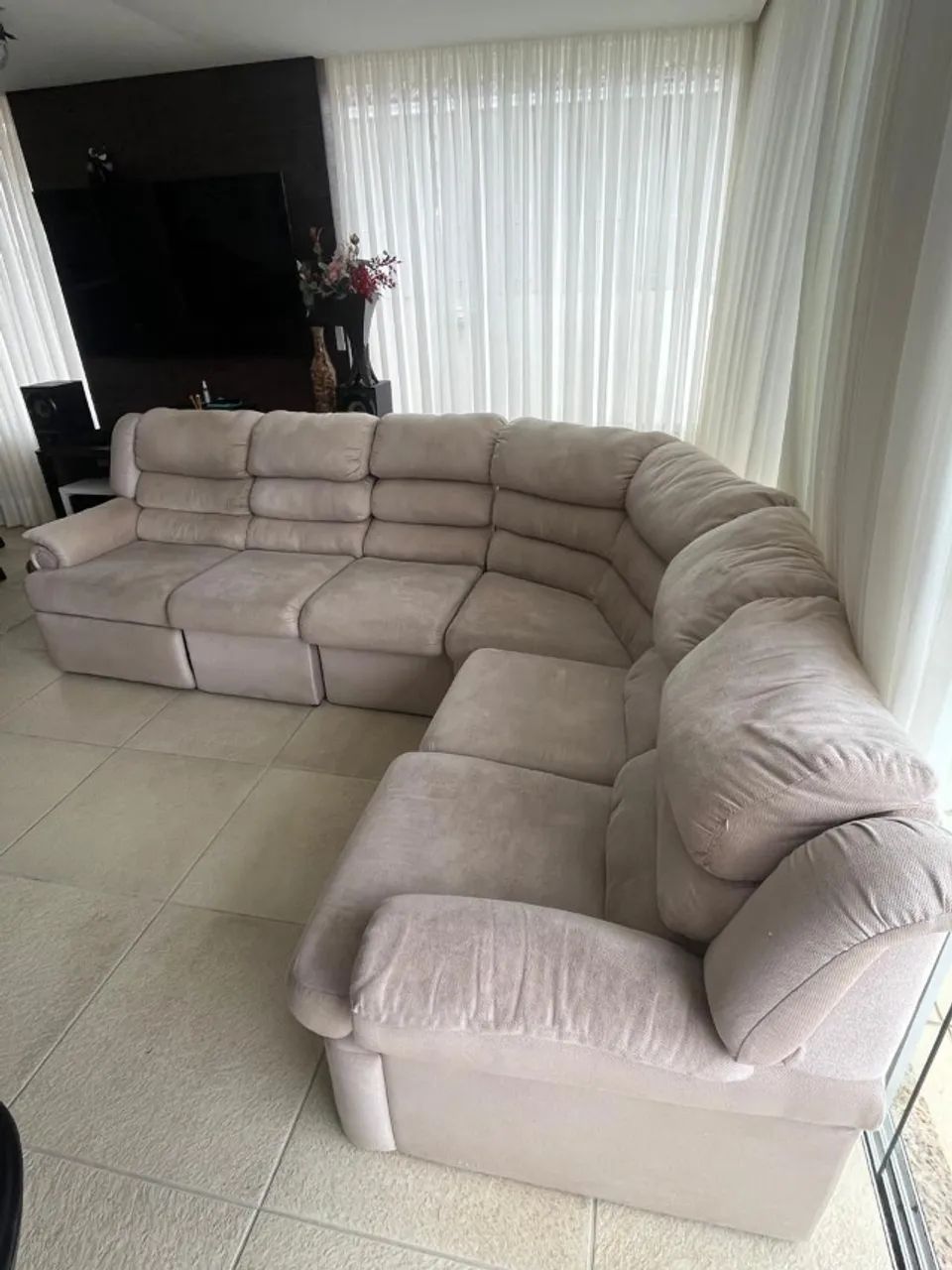 Sofá de Canto em L - 4,20 m - Confortável e Reclinável - Foto 2