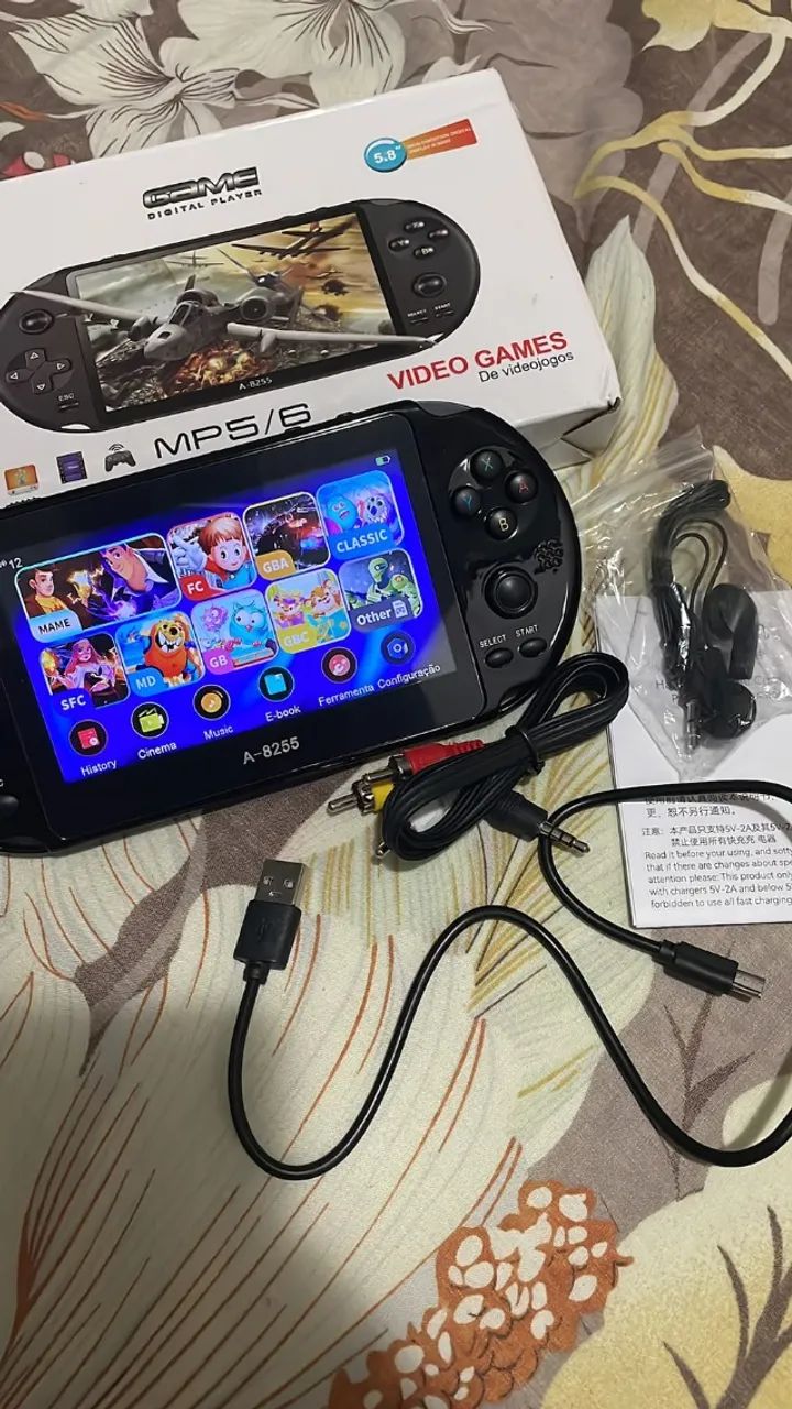 VIDEO GAME PORTATIL com centenas de jogos!