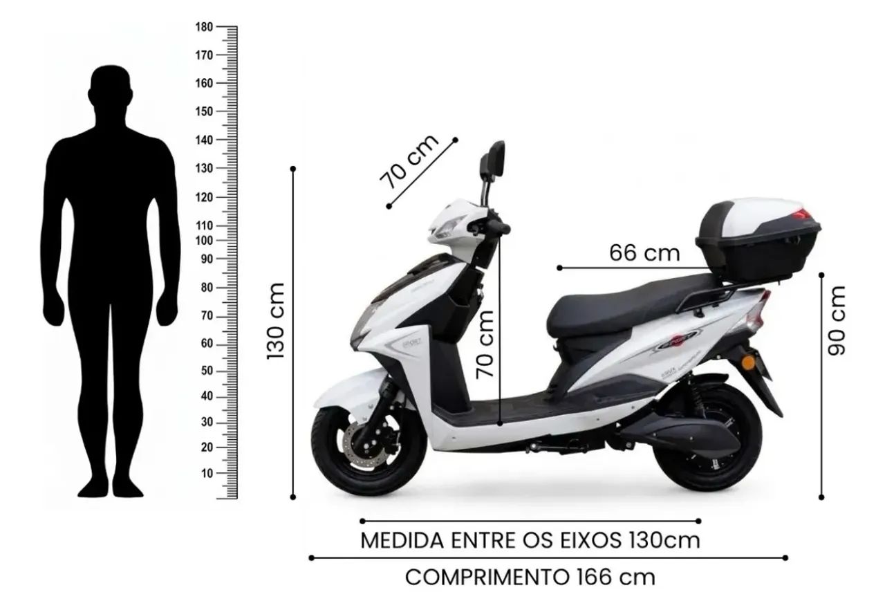 Scooter elétrica 1000w - Foto 5