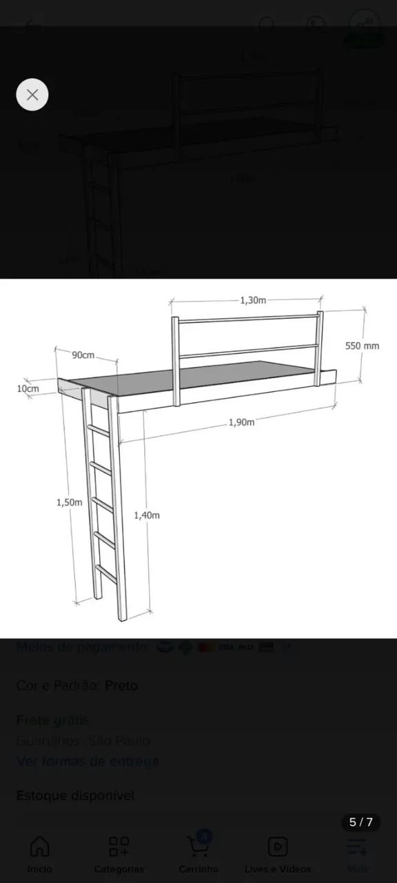 Cama Suspensa - Foto 2