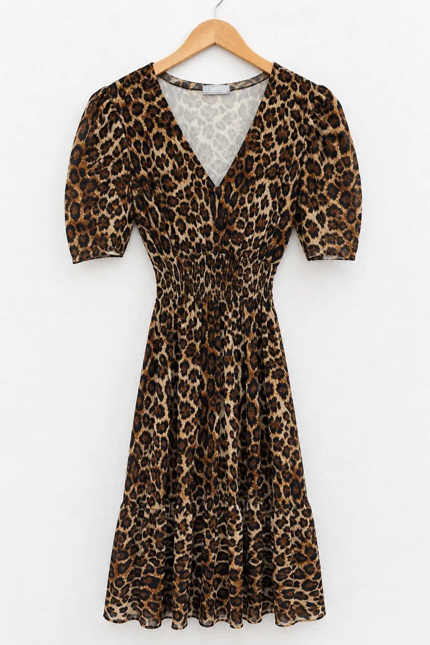 Vestido Animal Print  