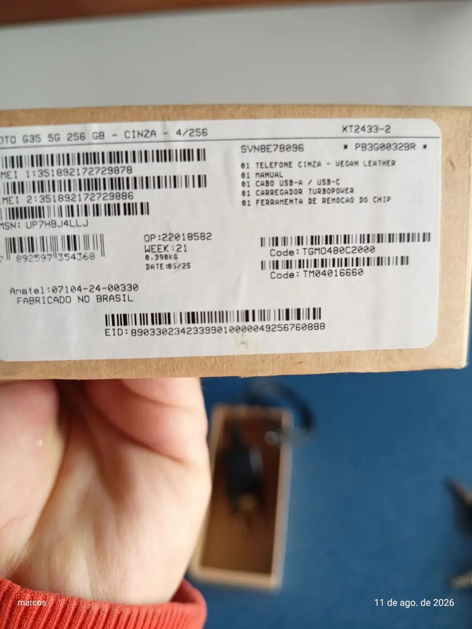 Celular moto G35 5G 256GB semi novo - Foto 2