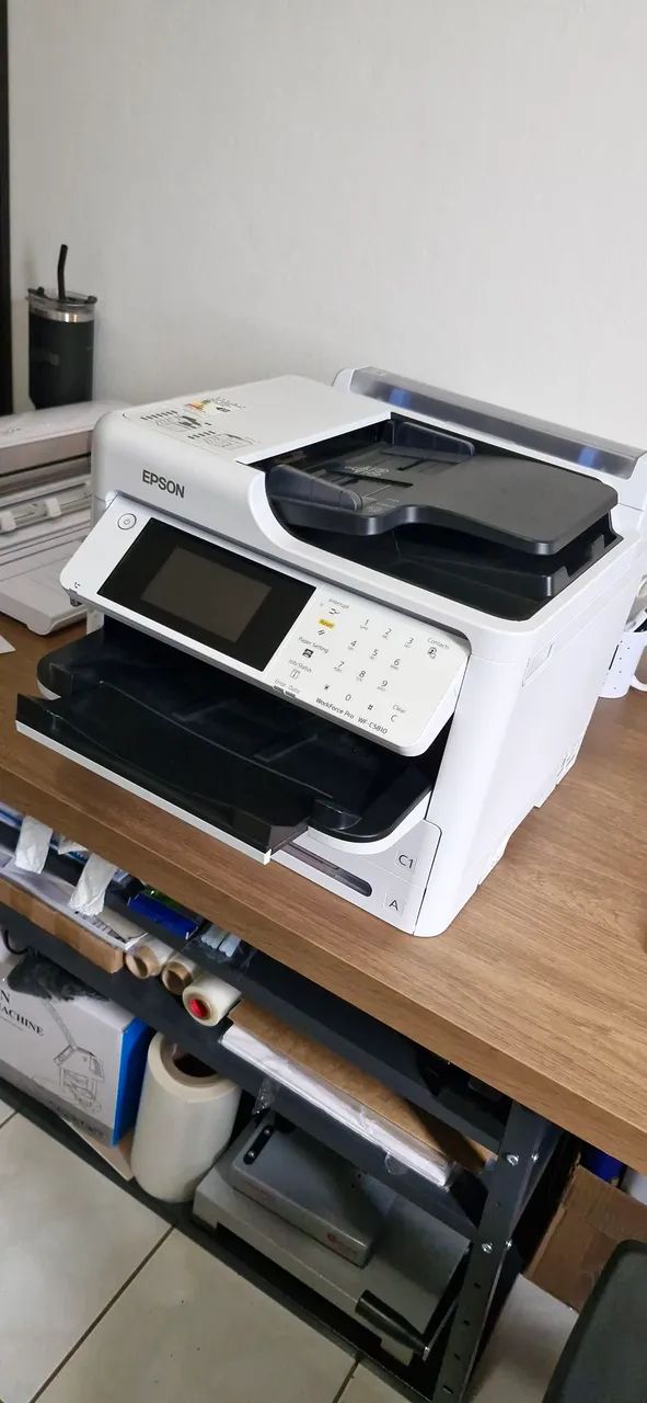 Epson WorkForce Pro WF-C5810 Multifuncional jato de tinta de alta velocidade.