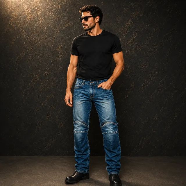 Calça Jeans Uglybros com proteções em Kevlar e nos joelhos  - Foto 3