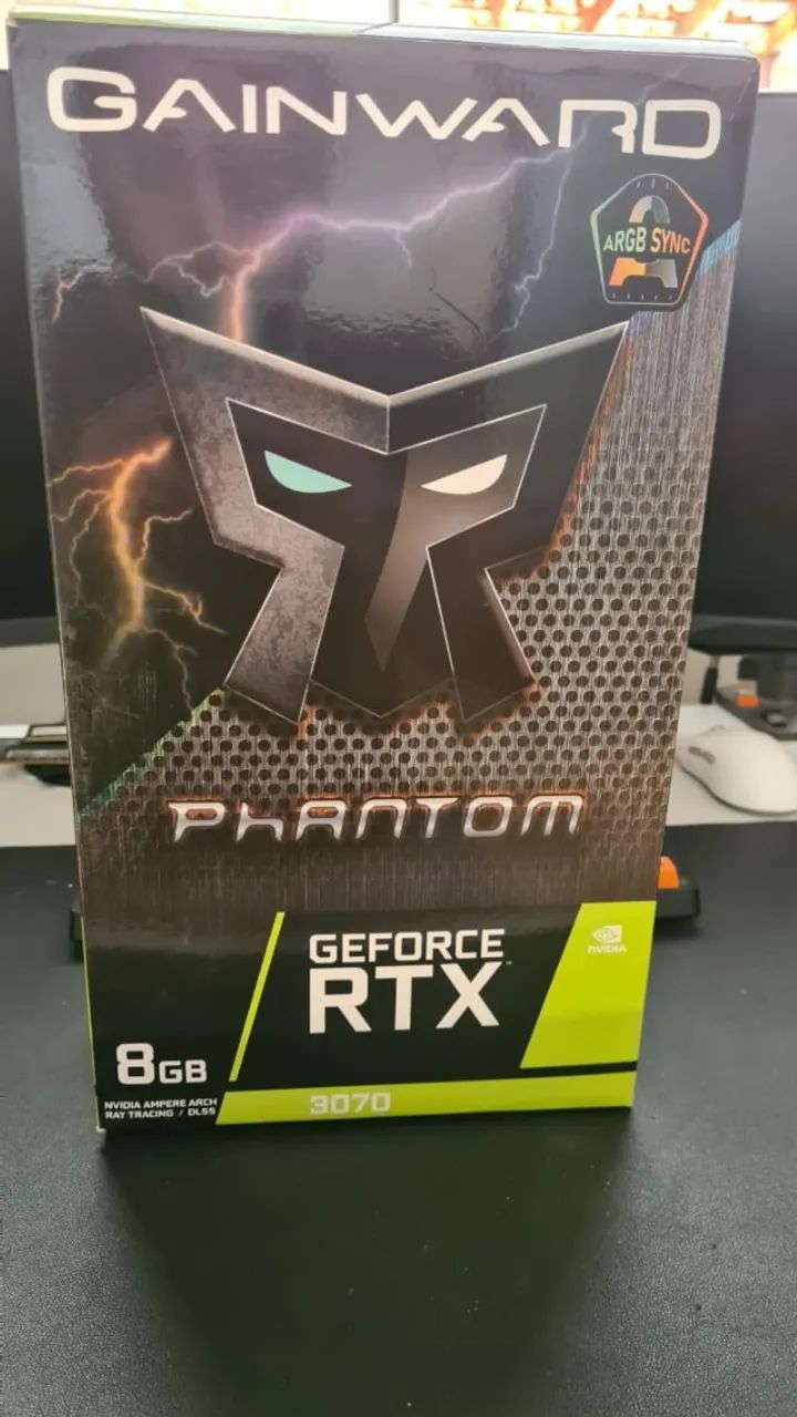RTX 3070 Gainward Phantom  com caixa completa - Foto 4