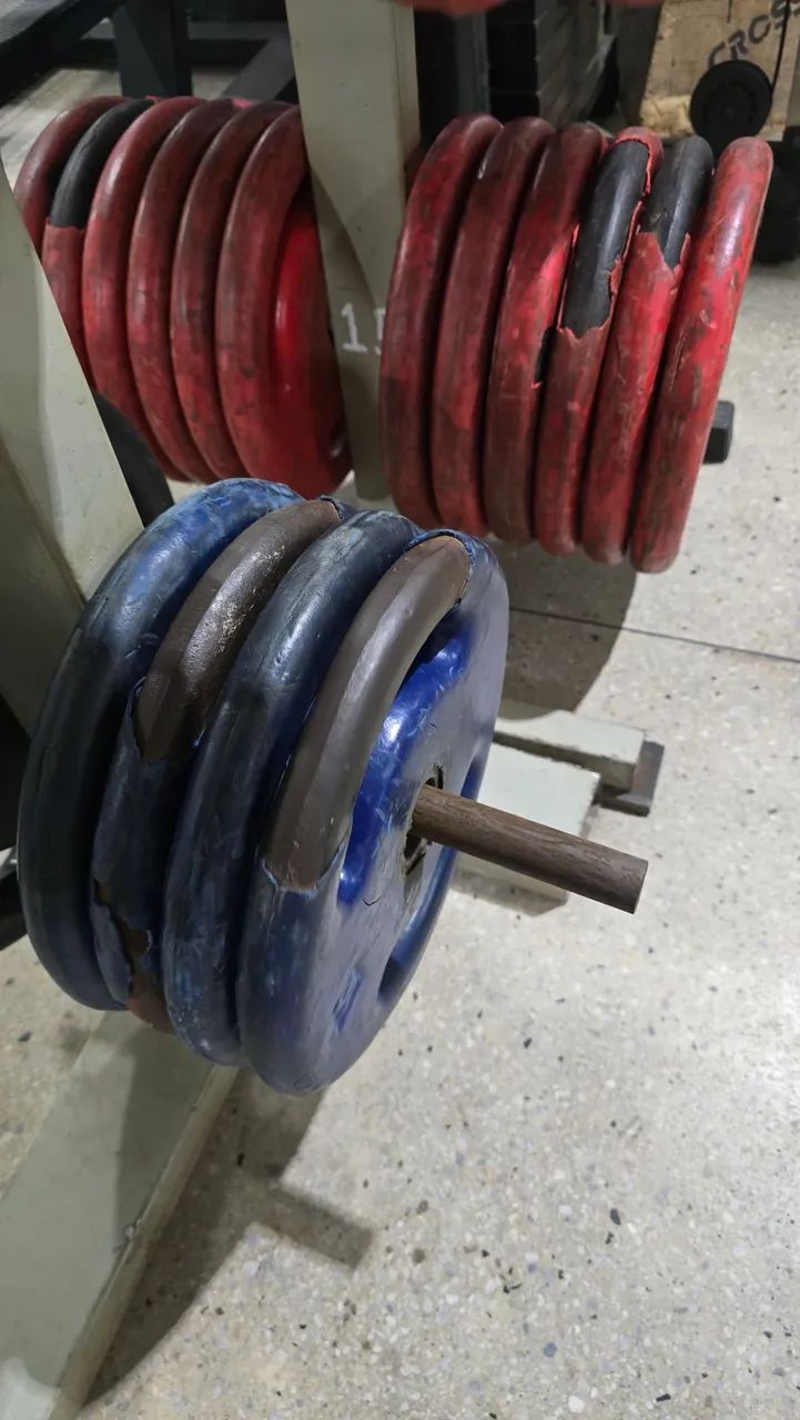 Vendo anilhas 10kg e 15kg