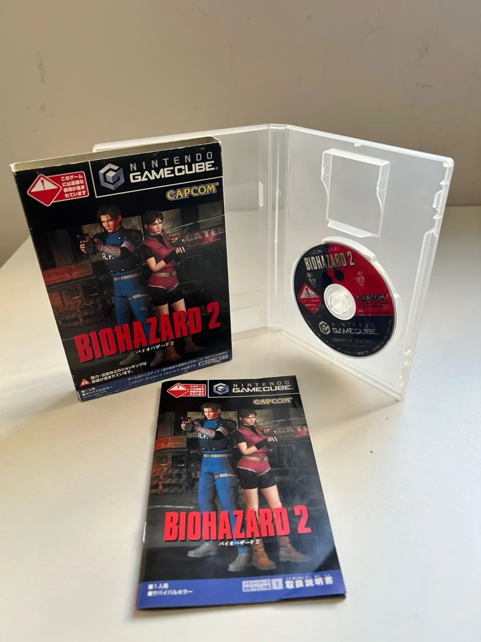 RESIDENT EVIL 0, 1 e 2 GameCube - BIOHAZARD - CIB - Foto 5