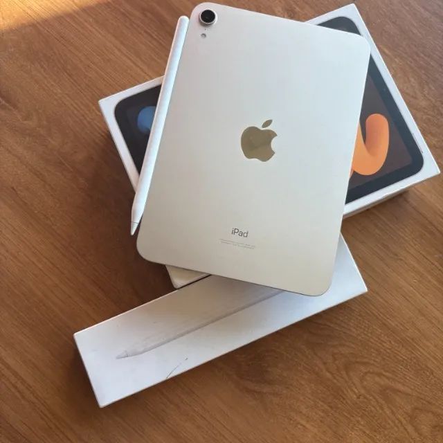 iPad Mini 6 64GB Wi-Fi + Apple Pencil 2ª geração - Tablets e E