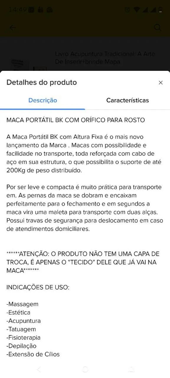 Maca portátil dobrável  - Foto 5