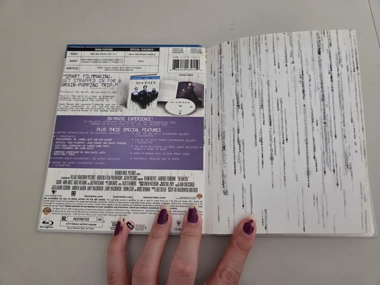 Blu-ray The Matrix edição especial  - Foto 2