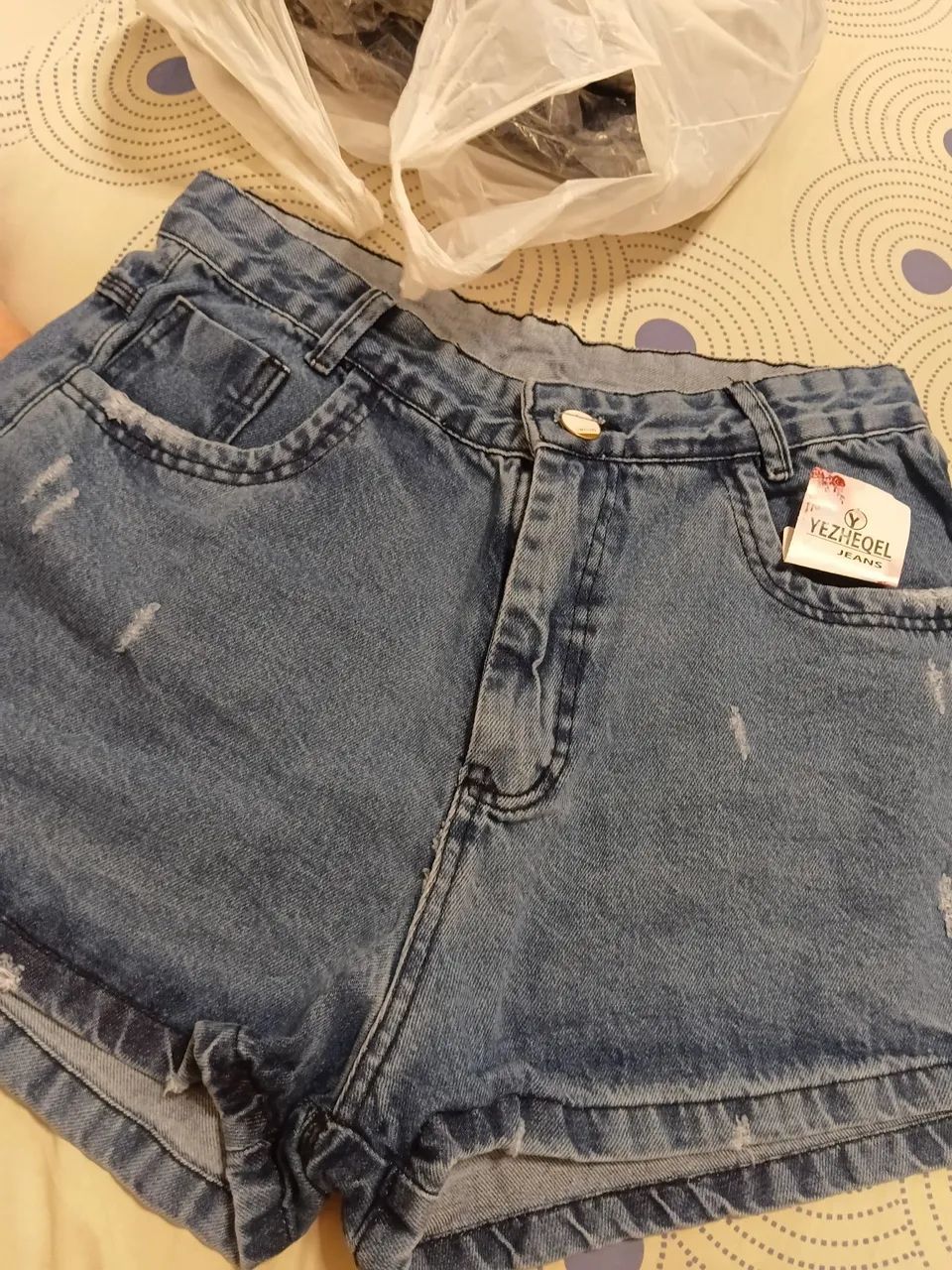 Sorte jeans novo,veste 42/44