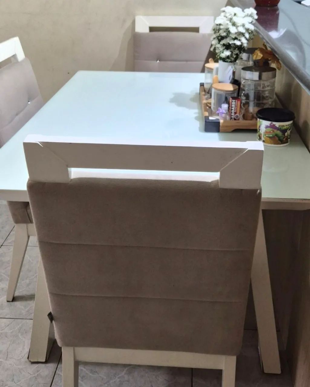 Mesa de jantar 4 cadeiras - Foto 5