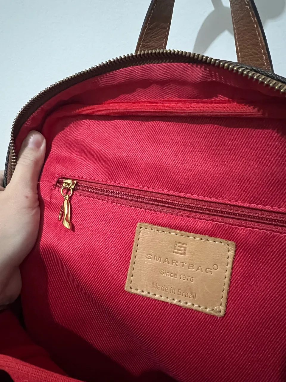 Bolsa Mochila Feminina Couro Smart Bag Original  - Foto 3
