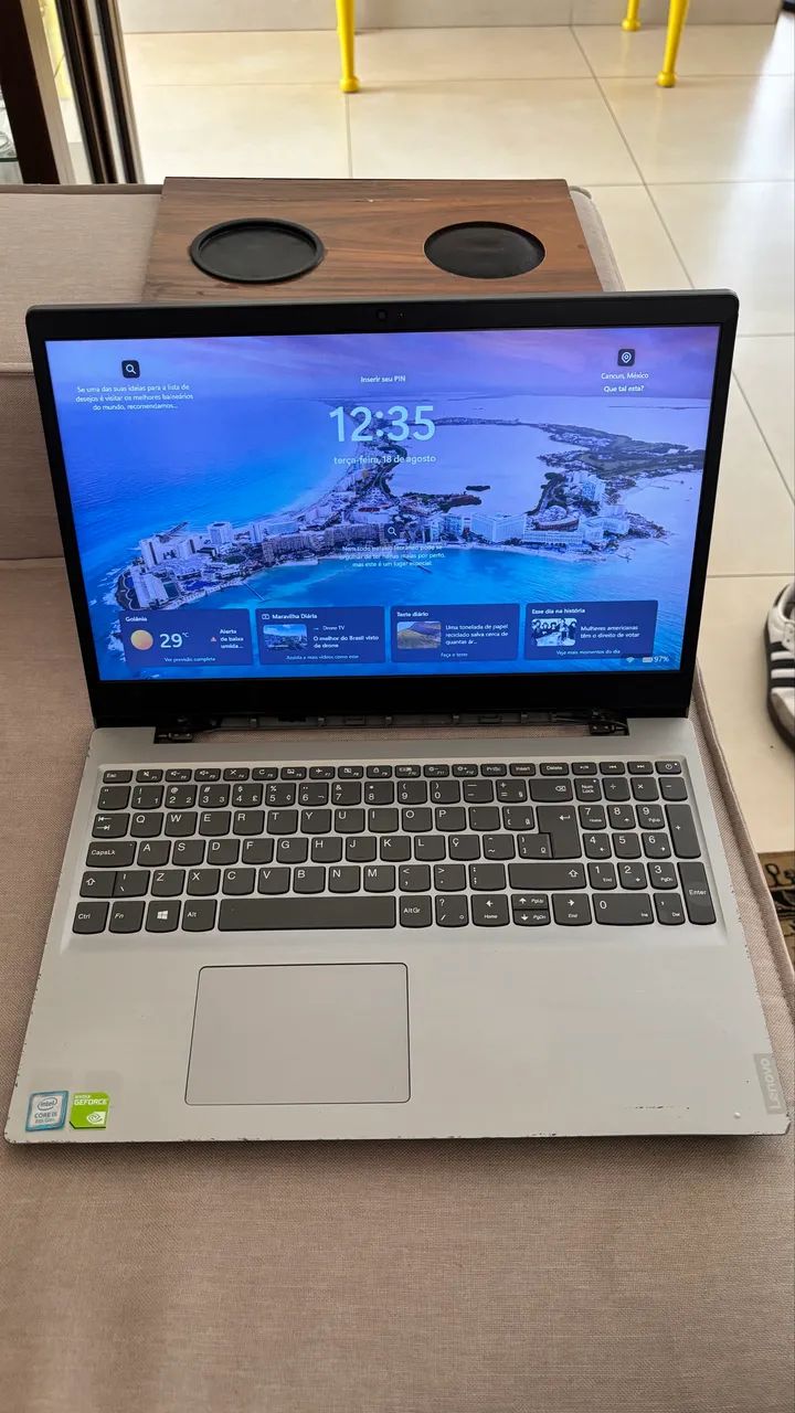 Notebook Lenovo Core I5 8gen - Ideapad S145 com upgrade SSD 250gb