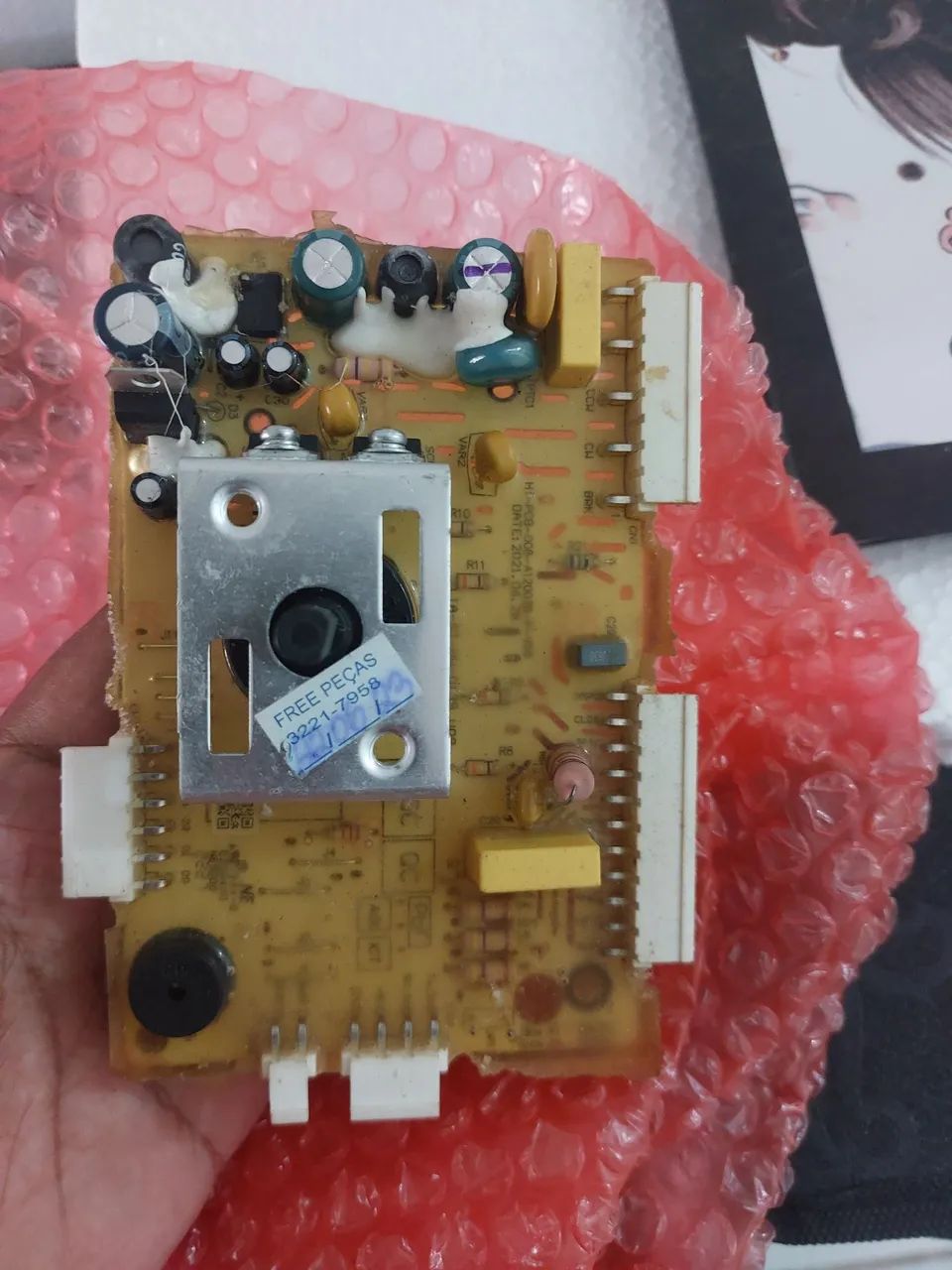 Placa de máquina de lavar eletrolox nova zero - Foto 3