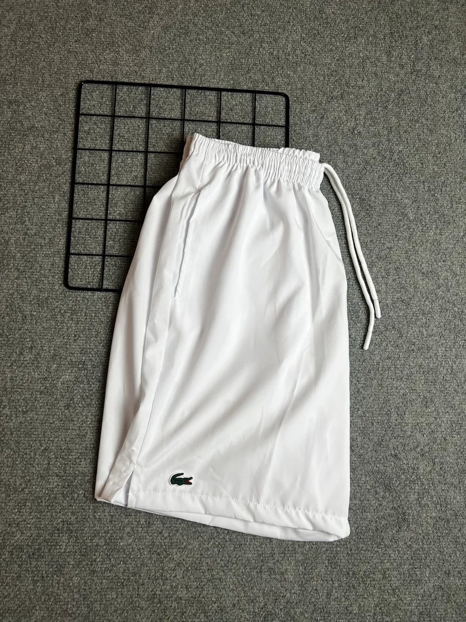Bermuda Lacoste Sport Branca - Foto 3