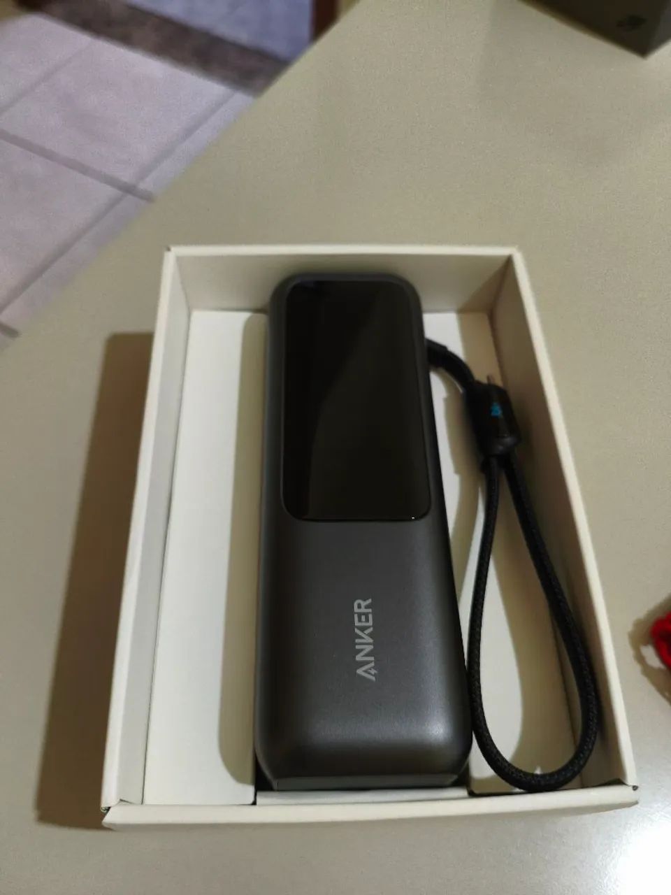 Power bank anker sem uso novo