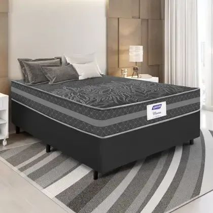 Cama Box Casal Completa com Colchão (Super Oferta)