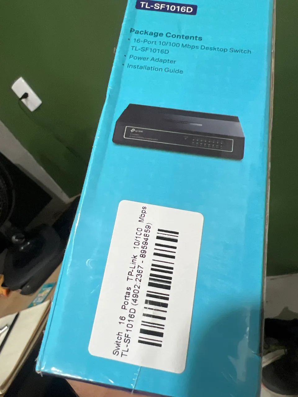 Switch de mesa de 16-Portas 10/100Mbps, TL-SF1016D, Black - Foto 3