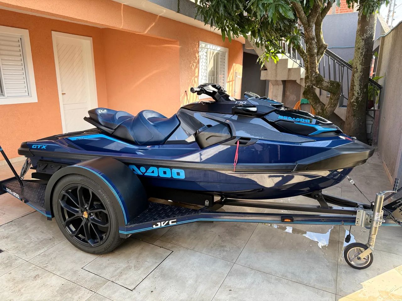 Jet-Ski Sea-Doo 170 GTX - 2025 - Carreta Rodoviária JVC - Barcos e