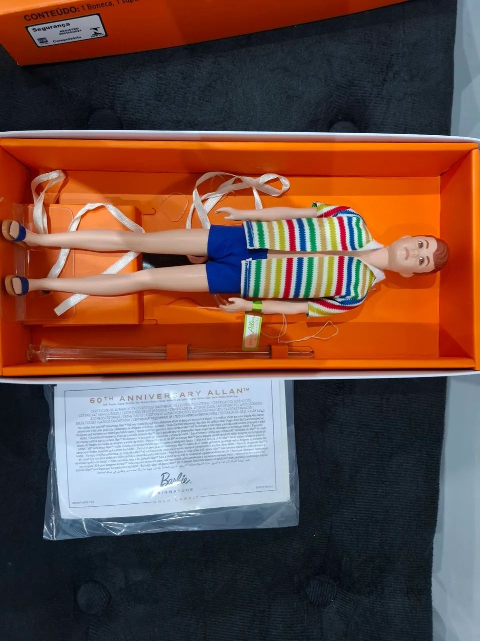 Boneco ken allan barbie silkstone