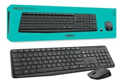 Kit mouse e teclado sem fio Logitech
