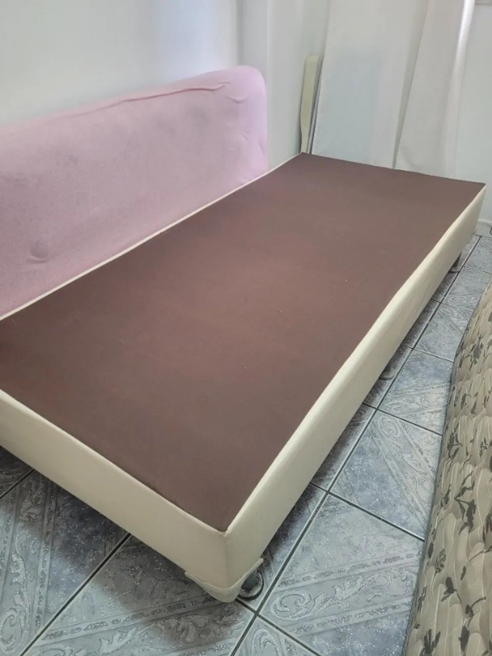 CAMA + COLCHÃO DE SOLTEIRO ORTOBOM - Foto 2