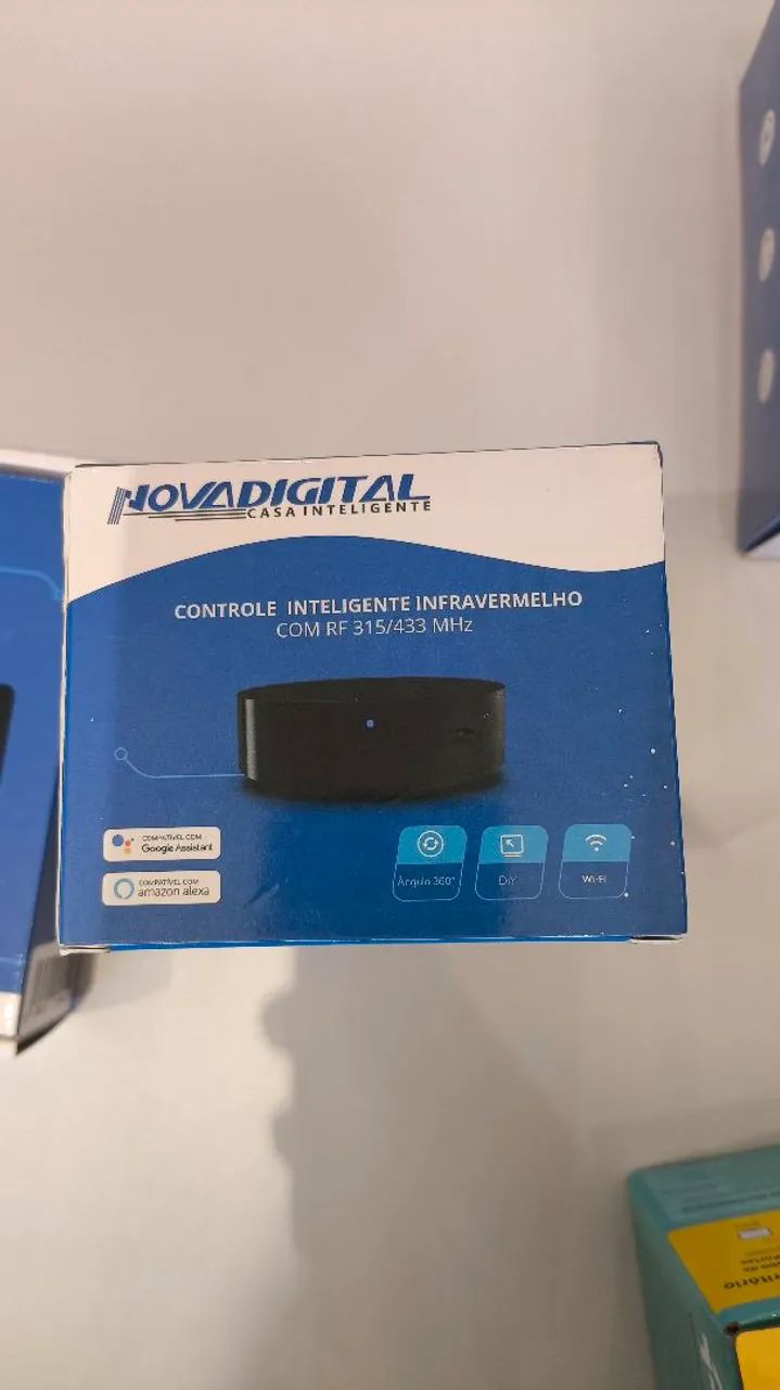 Controle universal Nova Digital - infravermelho e RF wifi