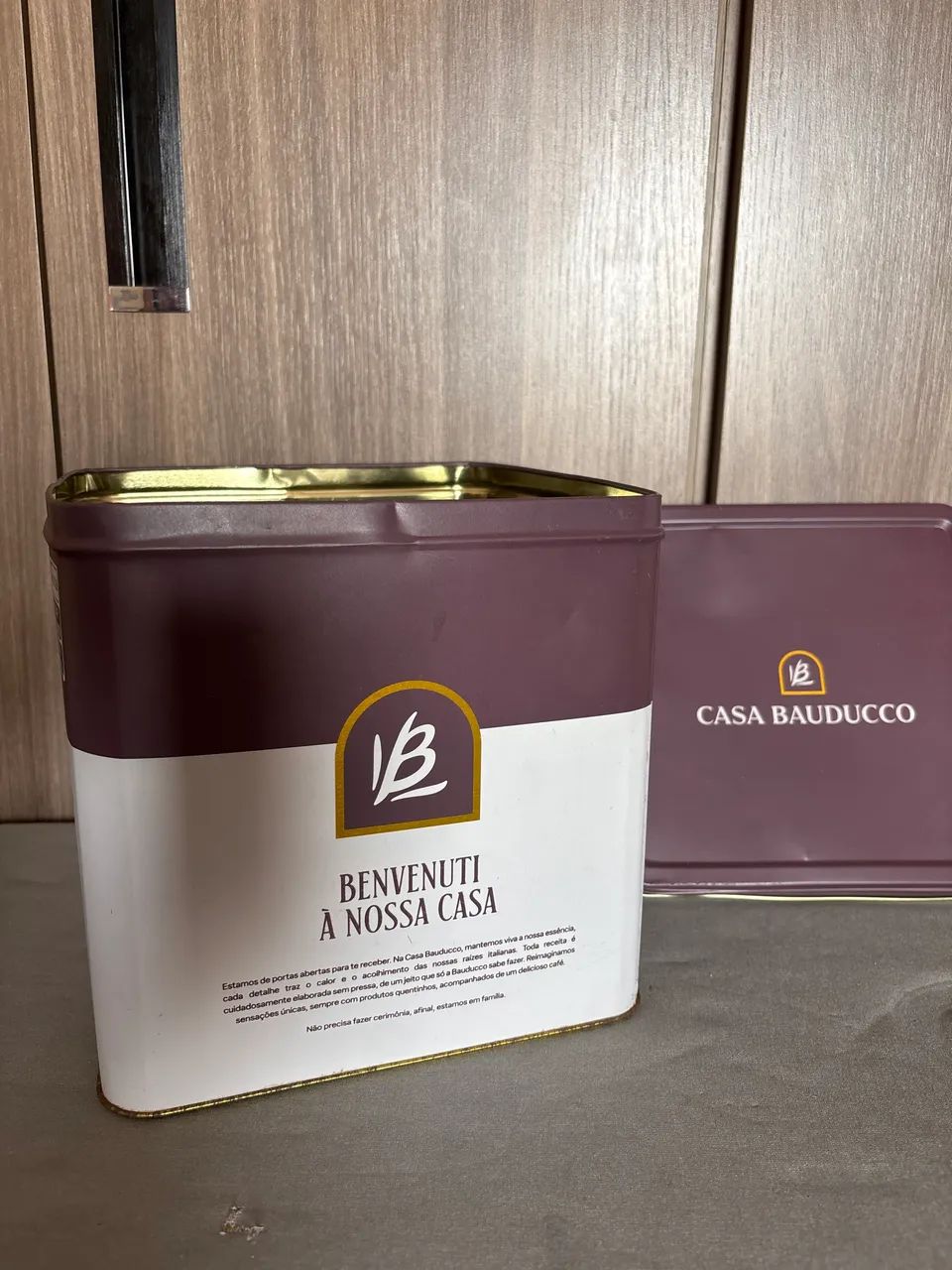 Lata embalagem panettone bauducco  - Foto 2