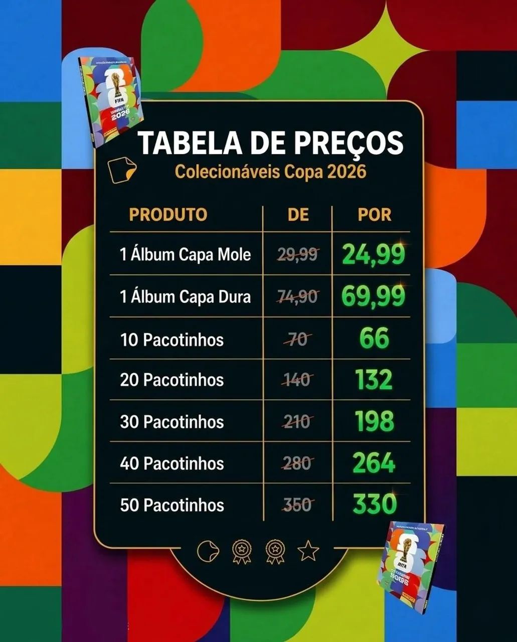 Albums & Figurinhas da copa de 2026