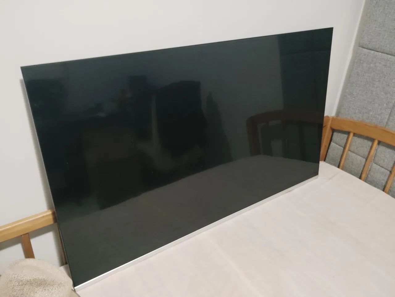 TV Phillips 58' com defeito no vídeo