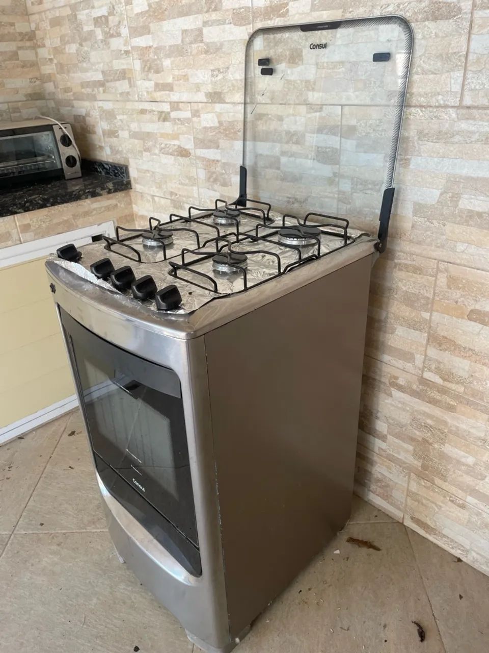 fogao consul com 4 bocas inos e acendimento automatico - Foto 3