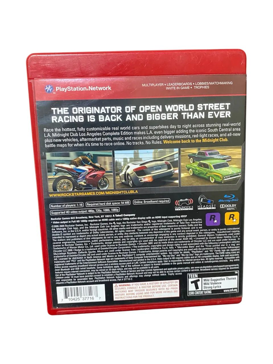 Midnight Club Los Angeles Complete Edition PS3 - Foto 3