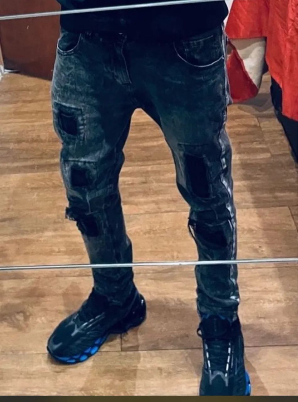 Calça City Denim Cinza TM 40