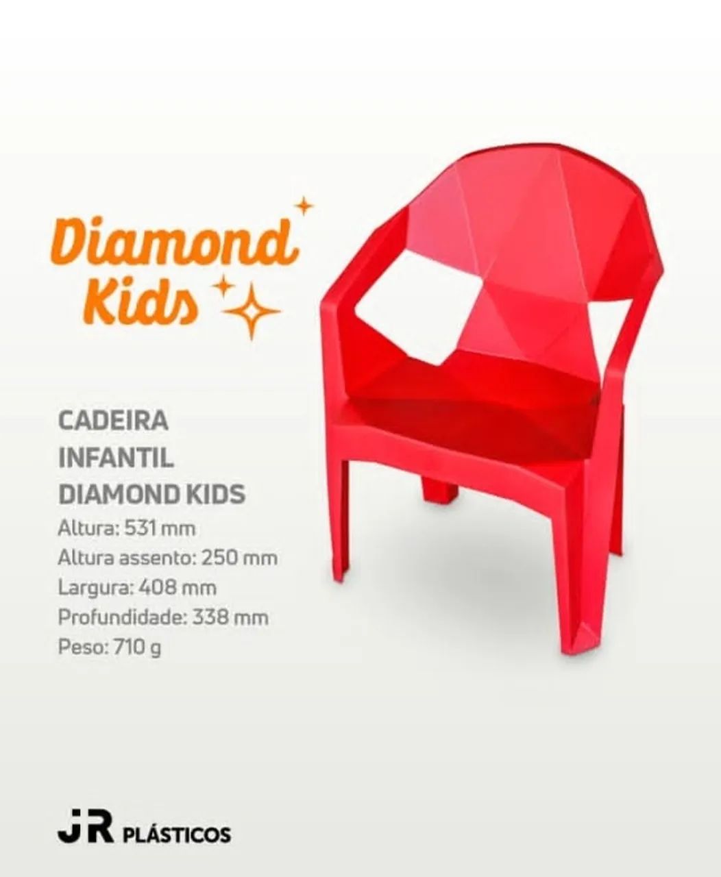 Cadeira Infantil Diamond Kids - Foto 6