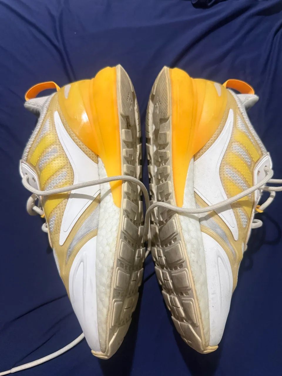 Tenis adidas zx 2k boost - branco e laranja - tam 38 - Calçados