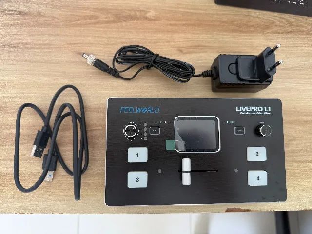 Mesa De Corte Switcher De Vídeo Mixer Feelworld Livepro L1