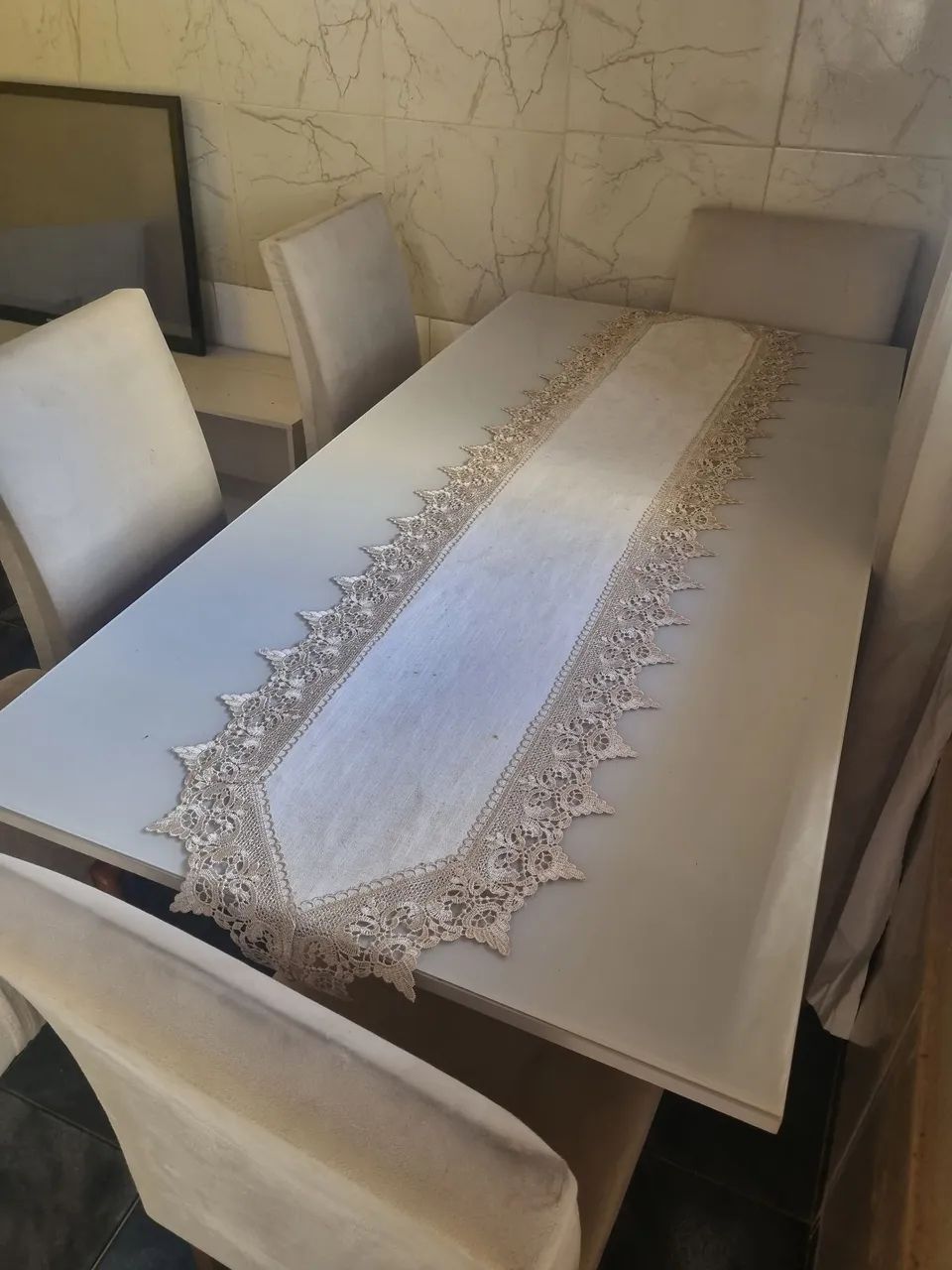 Mesa de Jantar com 6 Cadeiras - Excelente Estado - Foto 4