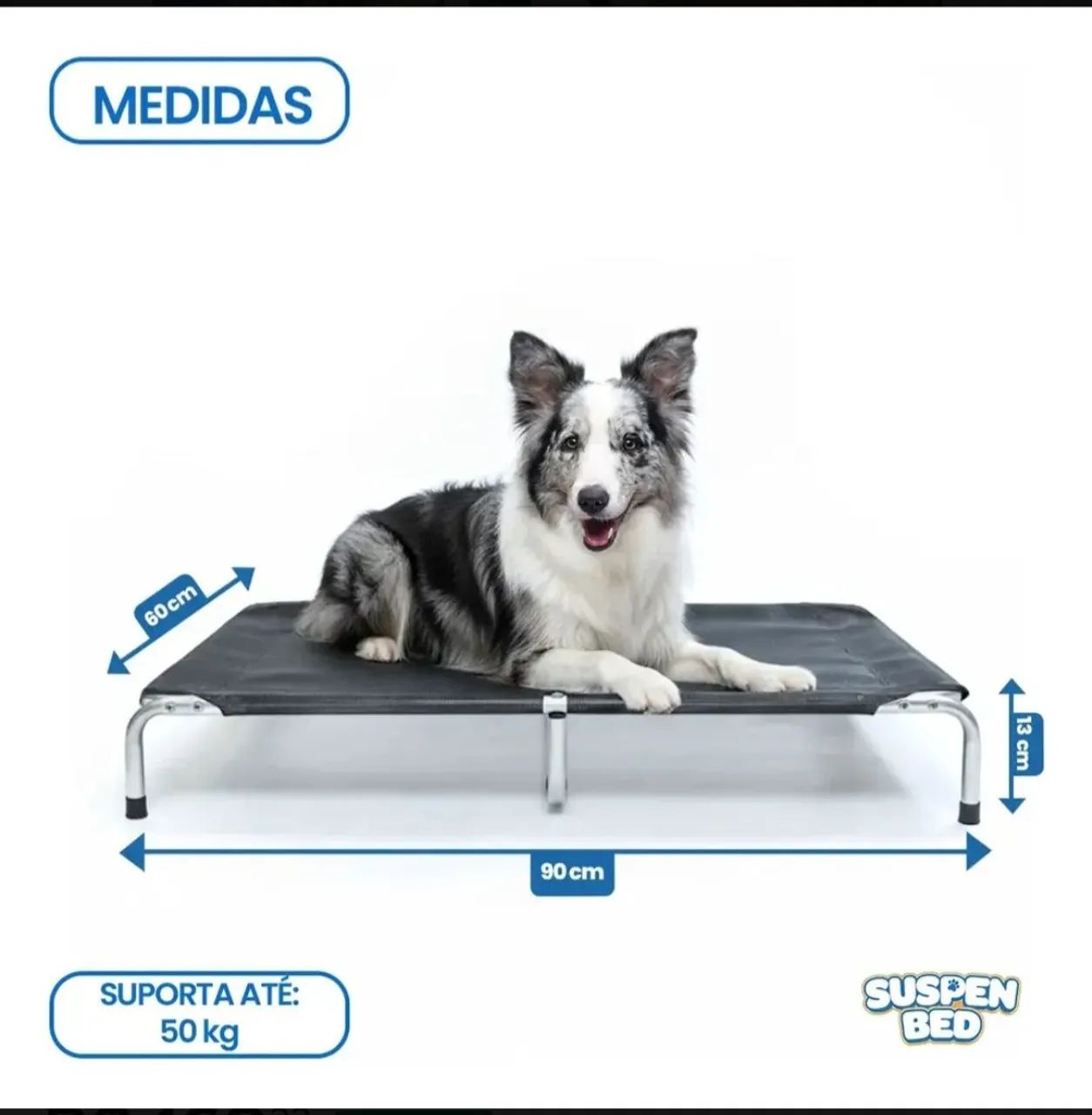 Cama suspensa para cachorro tamanho g  - Foto 3