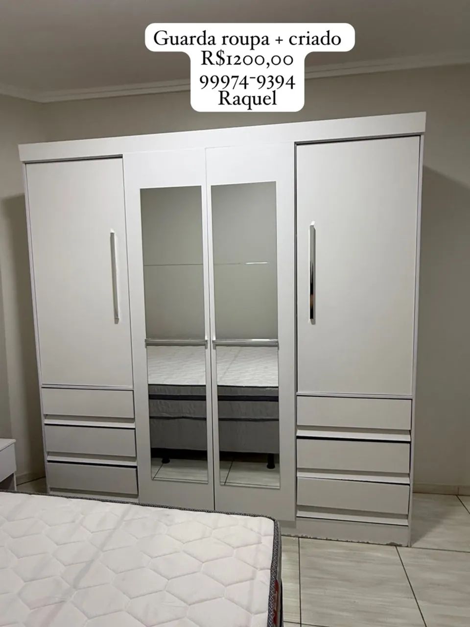 Guarda roupa +criado mudo