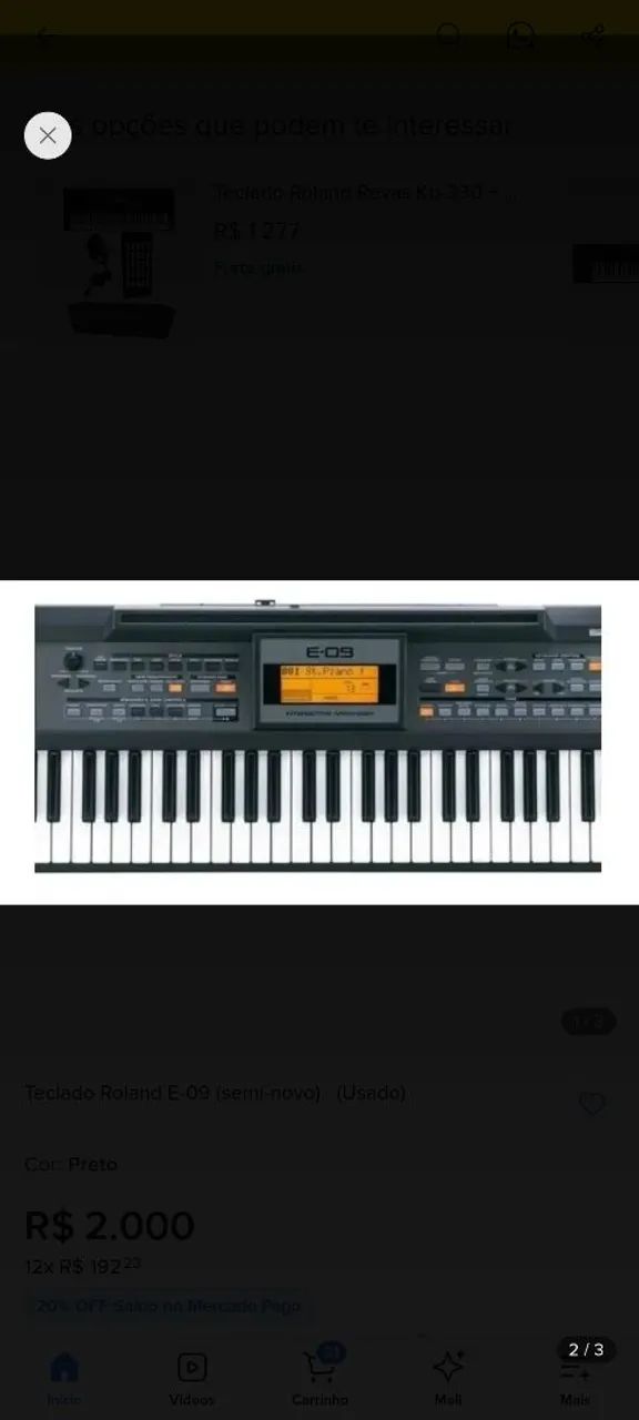 Teclado roland E-09. - Foto 5