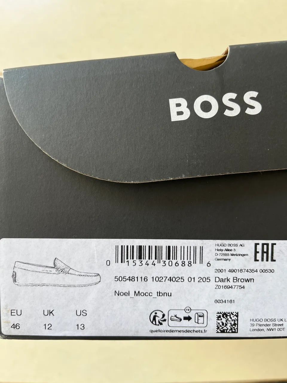 Mocassim HUGO BOSS COURO Noel Nubuck - Foto 5